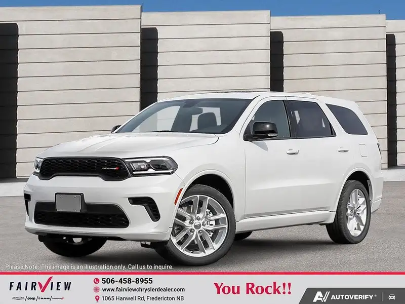 2027 Dodge Durango GT, λευκό, 0 km, εισαγωγή Καναδάς — φωτο 1