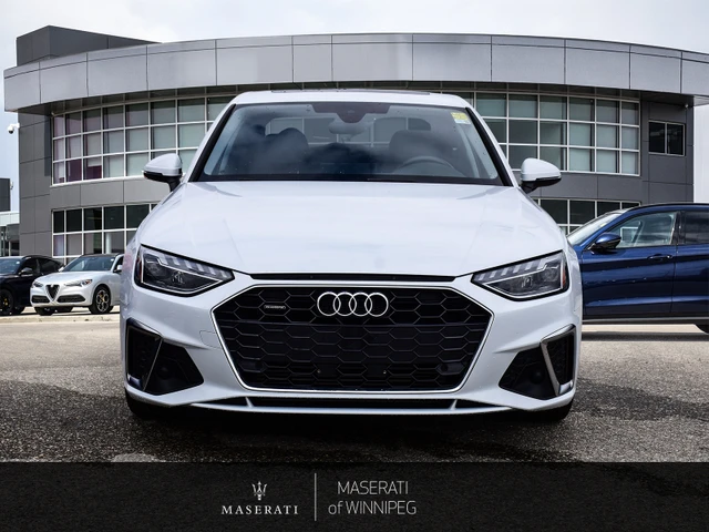 2024 Audi A4 Progressiv, λευκό, 35.142 km, εισαγωγή Καναδάς — φωτο 2 z 15