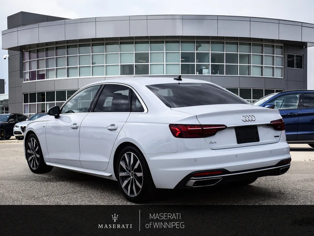 2024 Audi A4 Progressiv, λευκό, 35.142 km, εισαγωγή Καναδάς — φωτο 4 z 15
