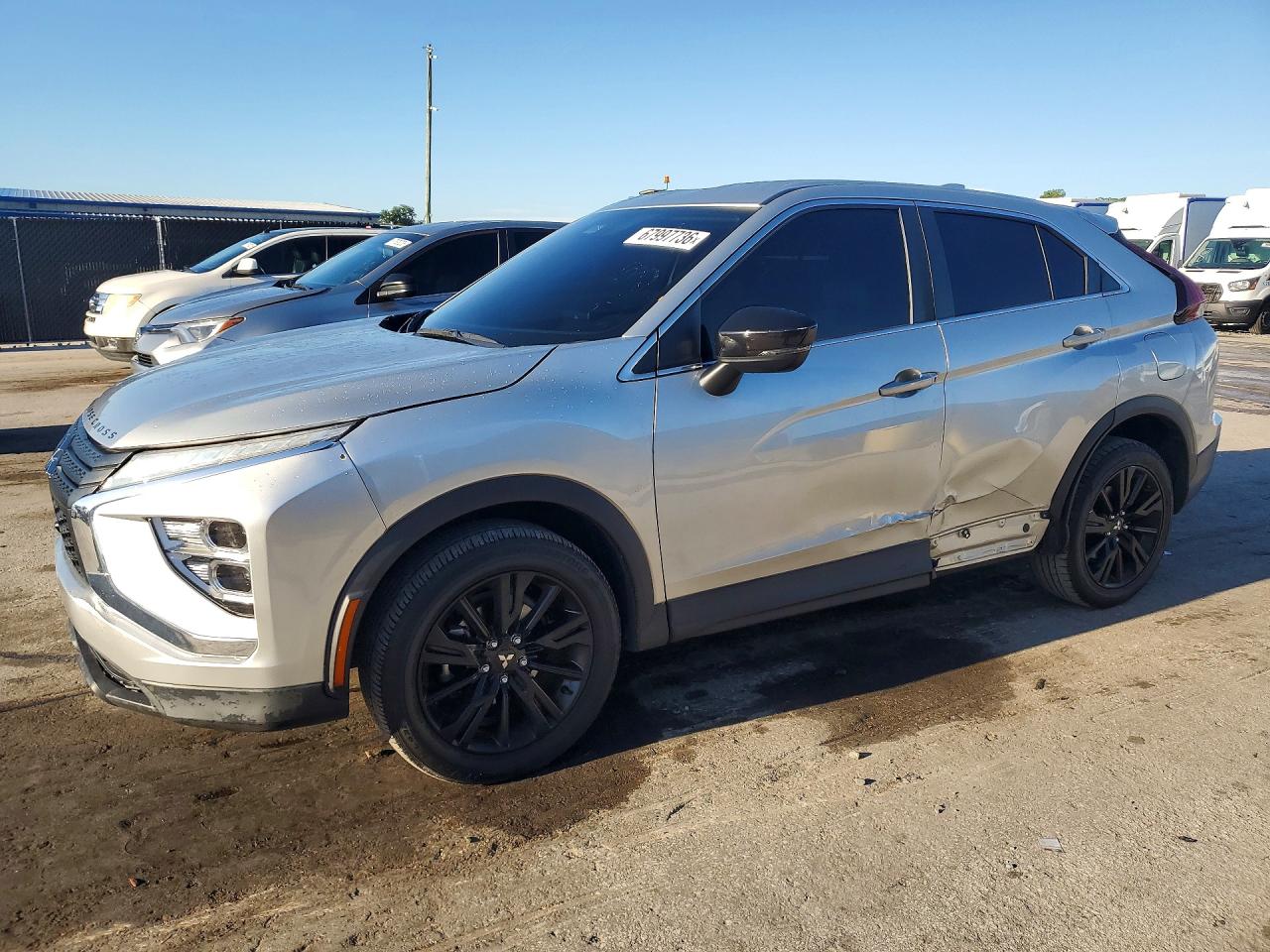 2023 Mitsubishi ECLIPSE CROSS LE, ασημί, 118.615 km, εισαγωγή ΗΠΑ — φωτο 1