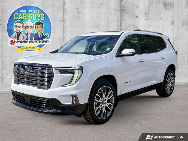 2027 GMC Acadia Denali, λευκό, 6 km, εισαγωγή Καναδάς — φωτο 1