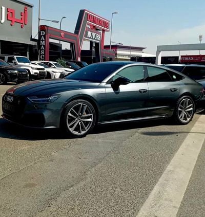 2022 Audi A7, ασημί, 121.674 km, εισαγωγή ΗΑΕ — φωτο 3 z 16