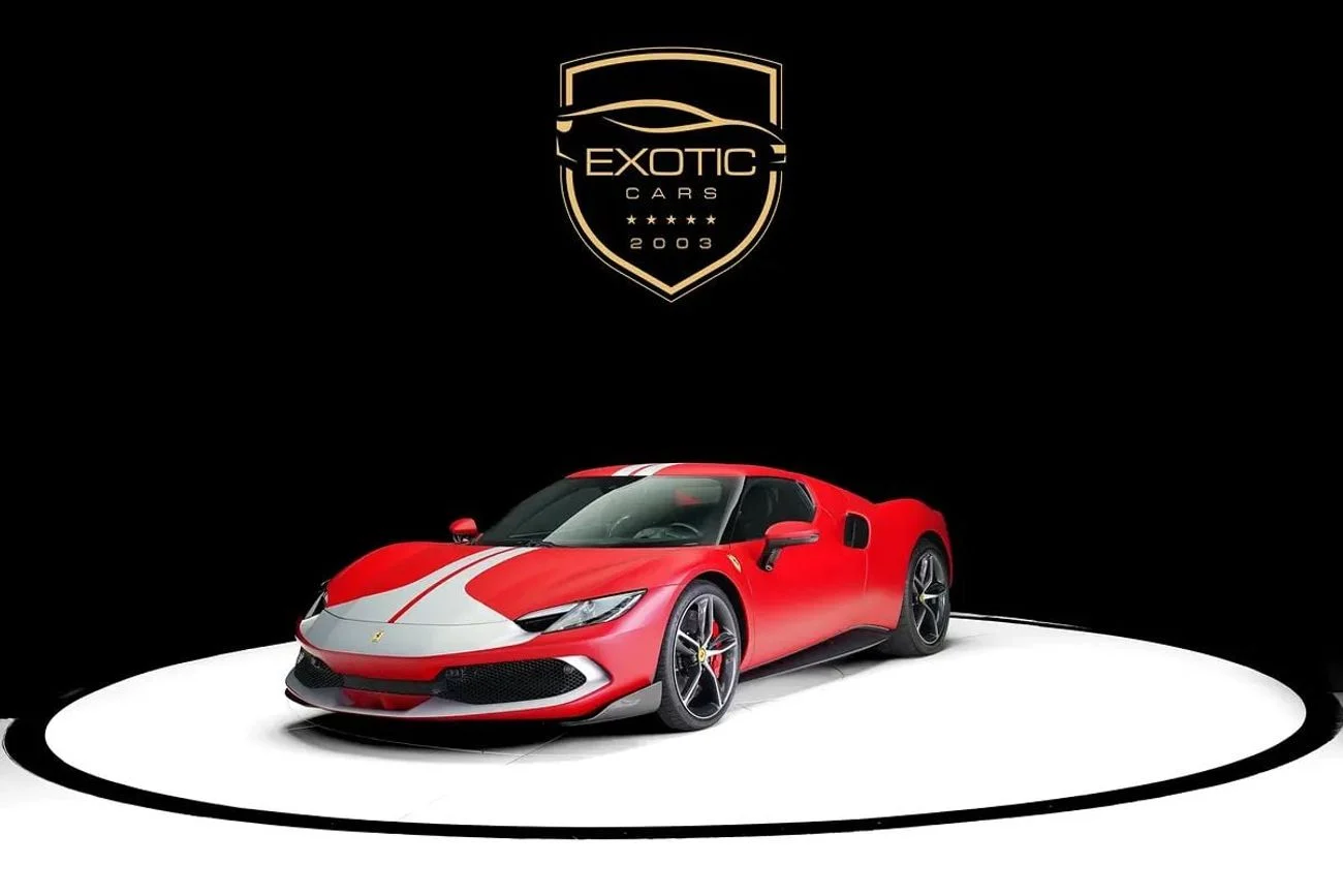 2024 Ferrari 296 GTS, κόκκινο, 60 km, εισαγωγή ΗΑΕ — φωτο 1