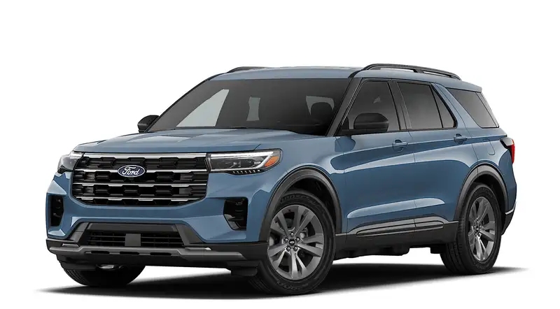 2027 Ford Explorer Active, μπλε, 0 km, εισαγωγή Καναδάς — φωτο 1