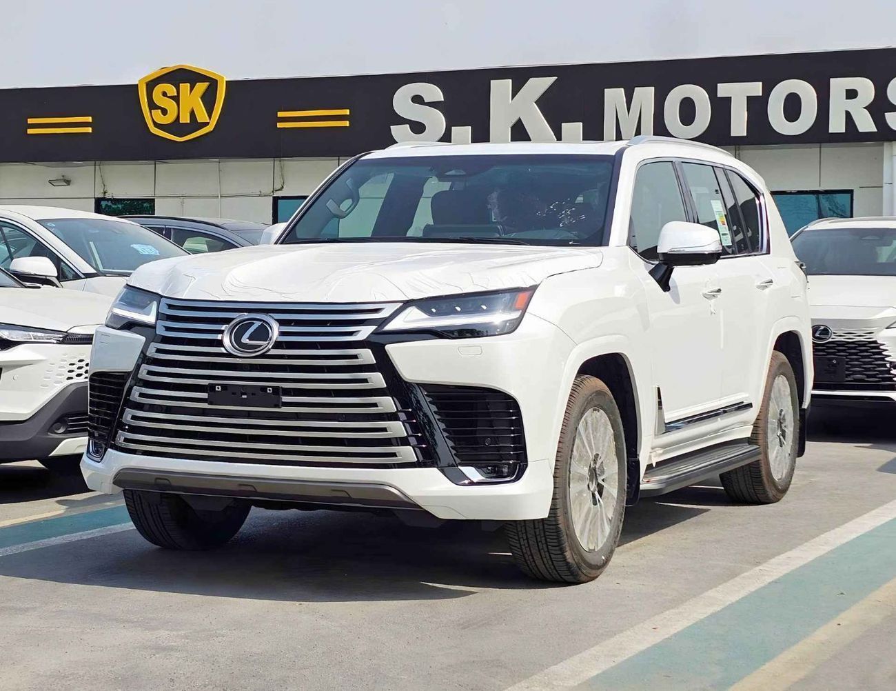 2026 Lexus LX 500, λευκό, 0 km, εισαγωγή ΗΑΕ — φωτο 1