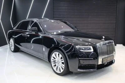 2022 Rolls-Royce Ghost EWB, μαύρο, 47.000 km, εισαγωγή ΗΑΕ — φωτο 3 z 16