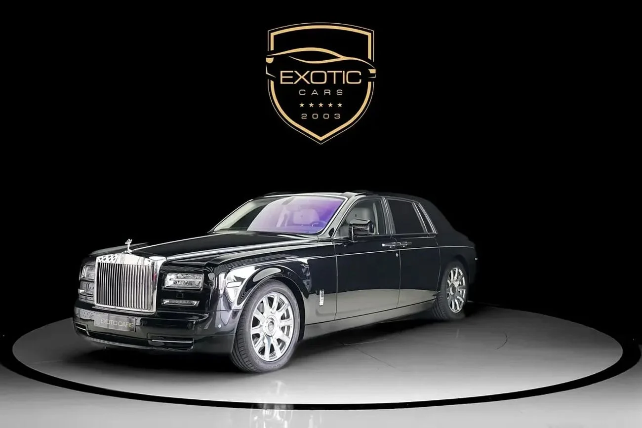 2014 Rolls-Royce Phantom STANDARD, μαύρο, 56.000 km, εισαγωγή ΗΑΕ — φωτο 1