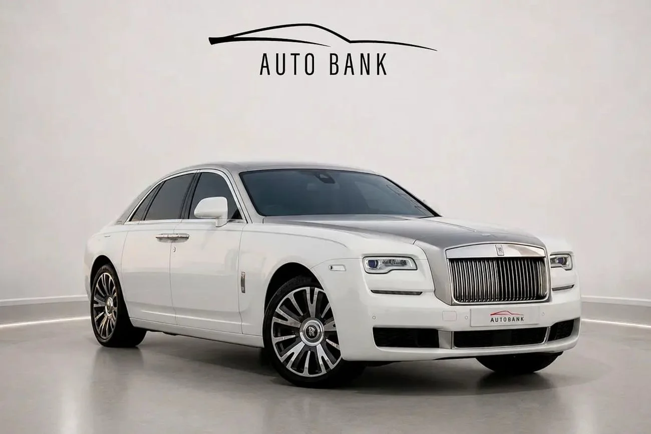 2018 Rolls-Royce Ghost SWB, λευκό, 90.000 km, εισαγωγή ΗΑΕ — φωτο 1