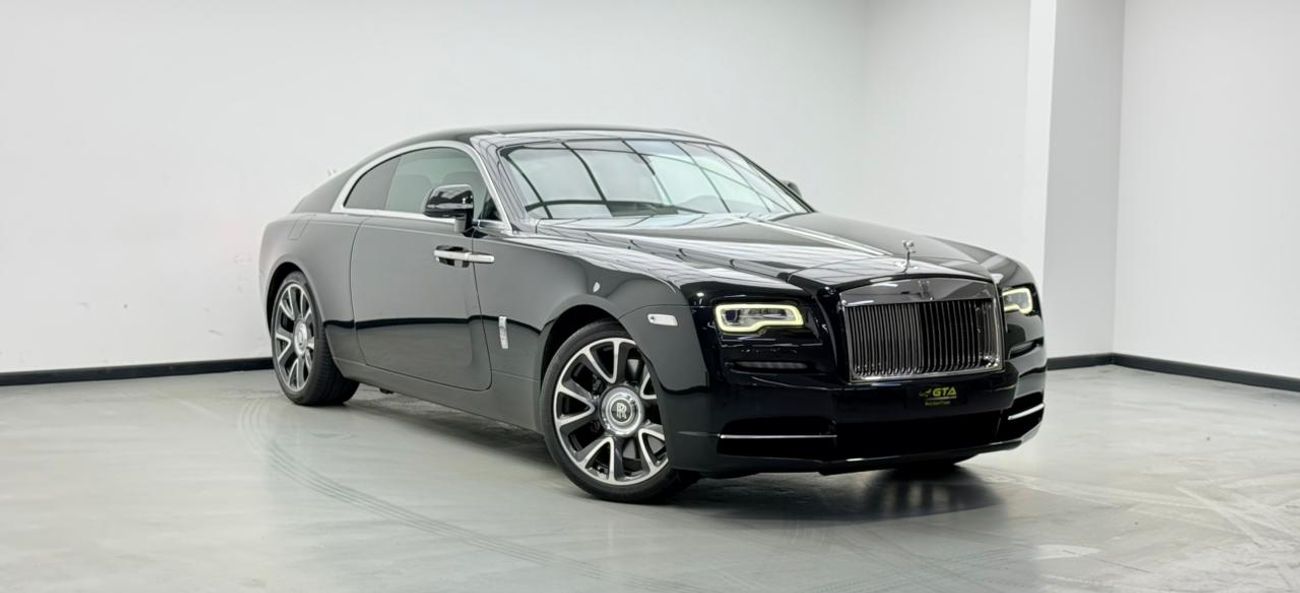 2017 Rolls-Royce Wraith STANDARD, μαύρο, 31.273 km, εισαγωγή ΗΑΕ — φωτο 1