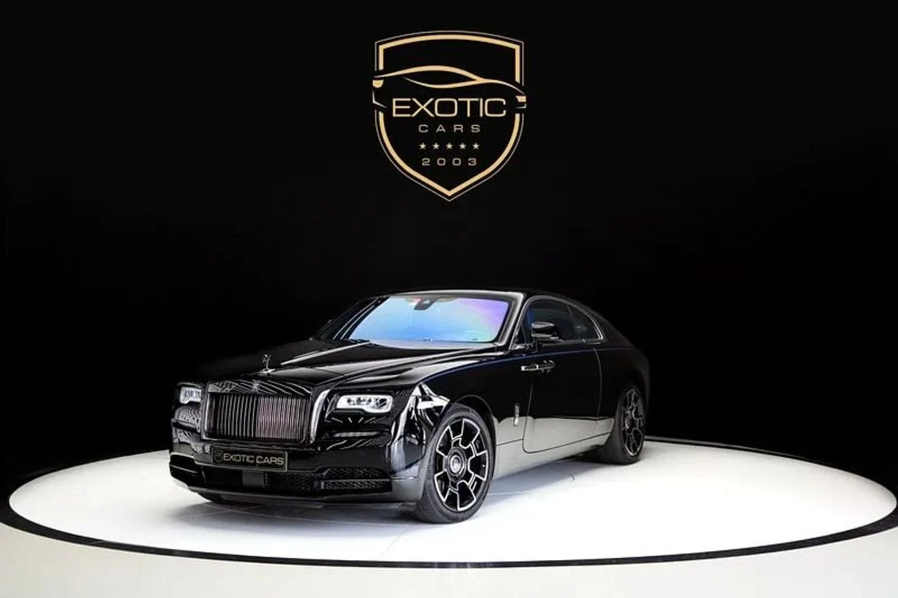 2017 Rolls-Royce Wraith STANDARD, μαύρο, 34.000 km, εισαγωγή ΗΑΕ — φωτο 1