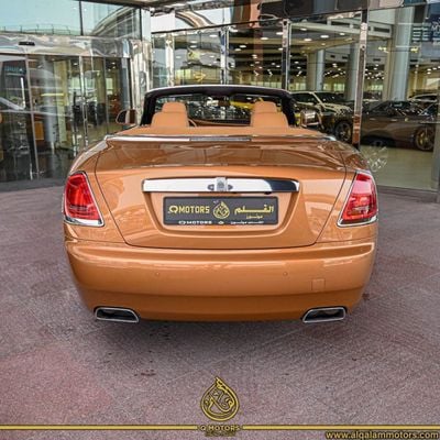 2017 Rolls-Royce Dawn, χρυσό, 42.000 km, εισαγωγή ΗΑΕ — φωτο 2 z 11