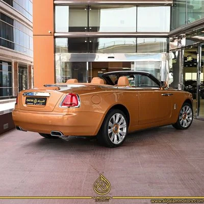 2017 Rolls-Royce Dawn, χρυσό, 42.000 km, εισαγωγή ΗΑΕ — φωτο 6 z 11