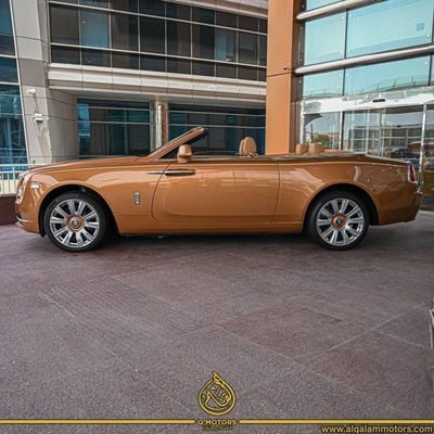 2017 Rolls-Royce Dawn, χρυσό, 42.000 km, εισαγωγή ΗΑΕ — φωτο 7 z 11