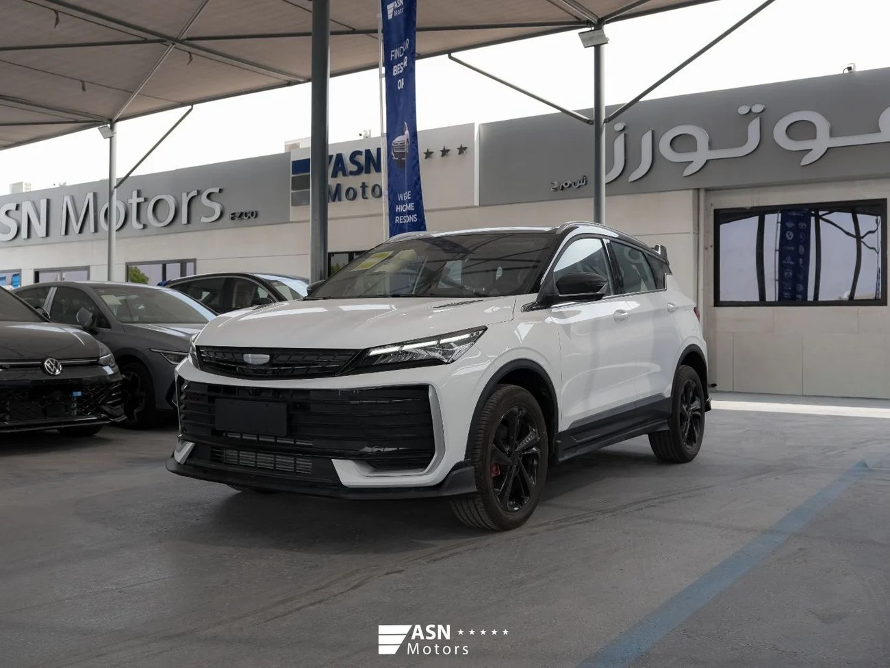 2026 Geely Coolray Battle, λευκό, 0 km, εισαγωγή ΗΑΕ — φωτο 1