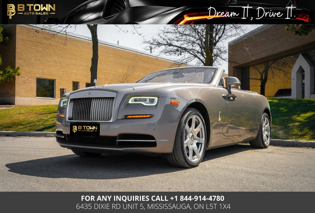 2017 Rolls-Royce Dawn, μπεζ, 39.400 km, εισαγωγή Καναδάς — φωτο 1