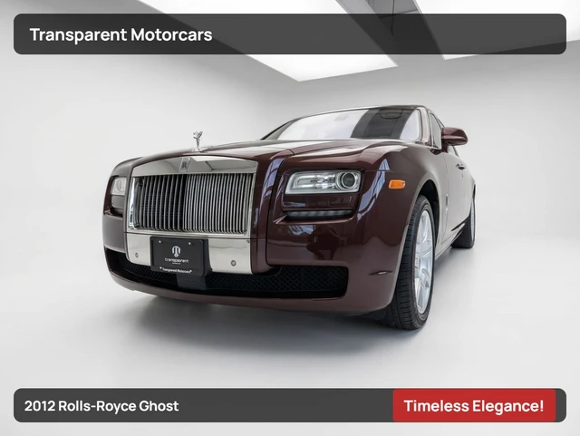 2012 Rolls-Royce Ghost, κόκκινο, 8.789 km, εισαγωγή Καναδάς — φωτο 1