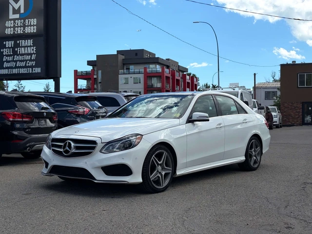 2016 Mercedes-Benz Eclass E 400, λευκό, 155.186 km, εισαγωγή Καναδάς — φωτο 1