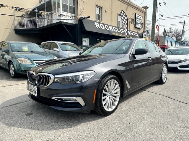 2017 BMW 5Series i xDrive, γκρι, 157.053 km, εισαγωγή Καναδάς — φωτο 1