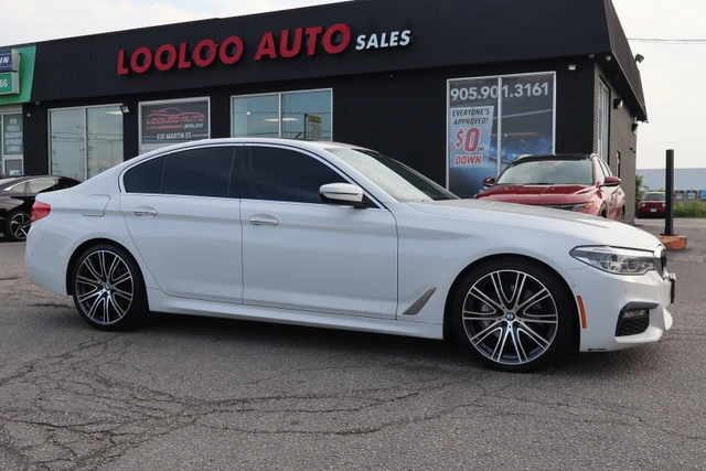 2018 BMW 5Series 540i xDrive | No Accident | Clean Carfax | HUD | 360 Camera, λευκό, 149.470 km, εισαγωγή Καναδάς — φωτο 1