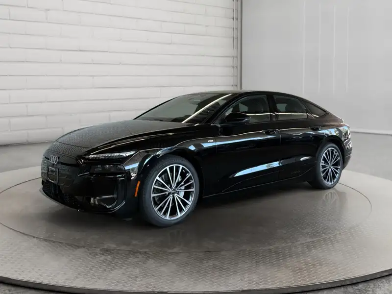 2027 Audi A6 e-tron Technik, μαύρο, 90 km, εισαγωγή Καναδάς — φωτο 1
