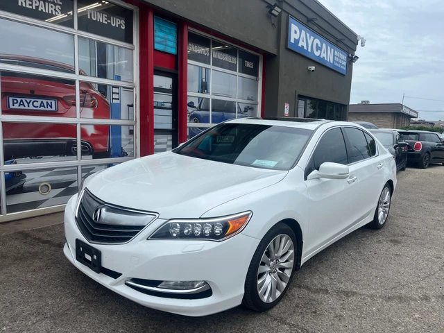 2014 Acura Rlx Tech Pkg, λευκό, 235.000 km, εισαγωγή Καναδάς — φωτο 1