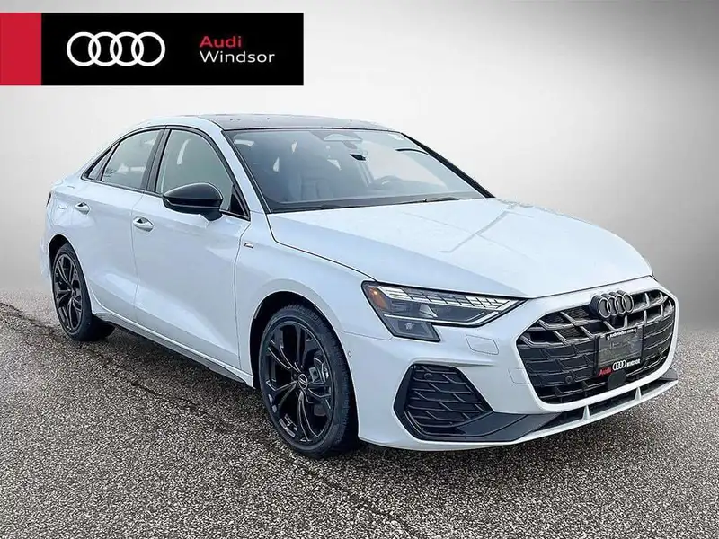 2026 Audi A3 Progressiv, λευκό, 14 km, εισαγωγή Καναδάς — φωτο 1