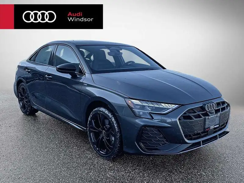 2026 Audi A3 Progressiv, γκρι, 11 km, εισαγωγή Καναδάς — φωτο 1