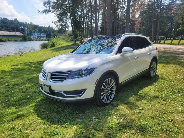 2016 Lincoln Mkx Reserve, λευκό, 160.000 km, εισαγωγή Καναδάς — φωτο 1