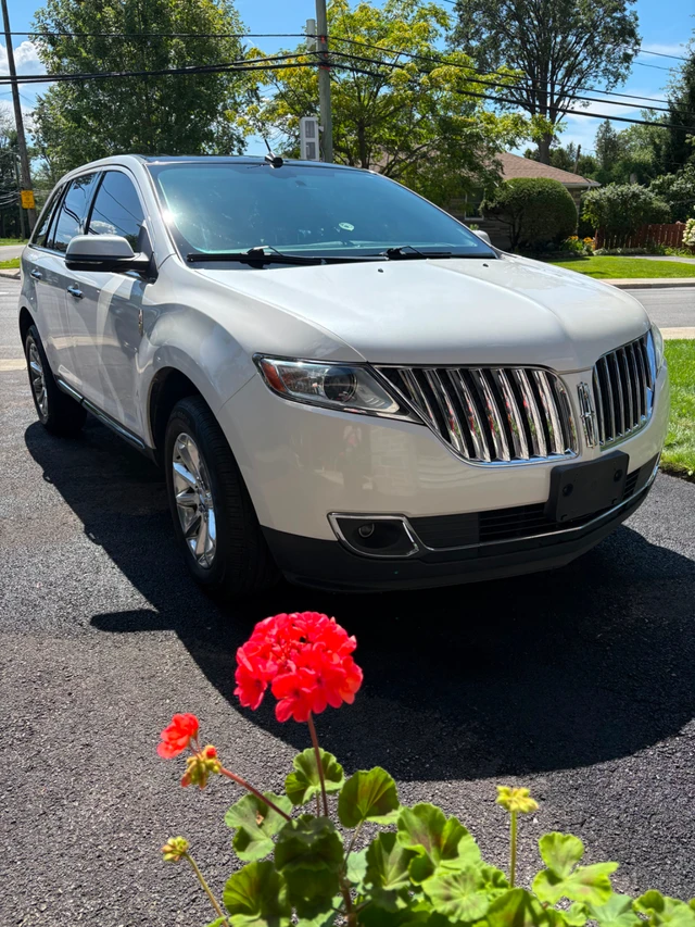 2014 Lincoln Mkx, λευκό, 205.342 km, εισαγωγή Καναδάς — φωτο 1