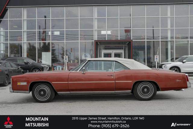 1976 Cadillac Eldorado CONVERTABLE, κόκκινο, 69.036 km, εισαγωγή Καναδάς — φωτο 4 z 19