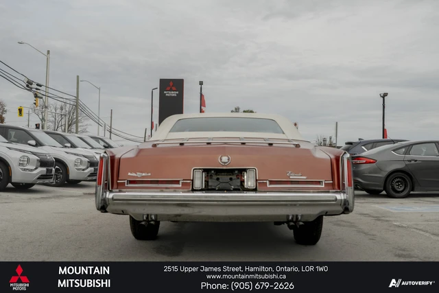 1976 Cadillac Eldorado CONVERTABLE, κόκκινο, 69.036 km, εισαγωγή Καναδάς — φωτο 6 z 19