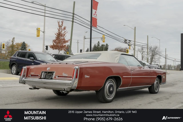 1976 Cadillac Eldorado CONVERTABLE, κόκκινο, 69.036 km, εισαγωγή Καναδάς — φωτο 7 z 19