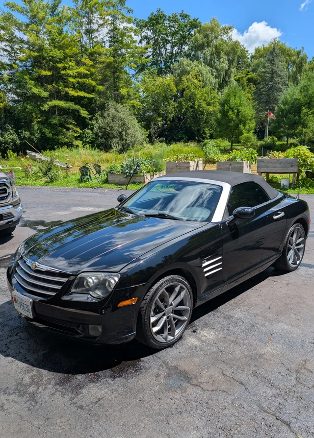 2005 Chrysler Crossfire, μαύρο, 56.000 km, εισαγωγή Καναδάς — φωτο 1