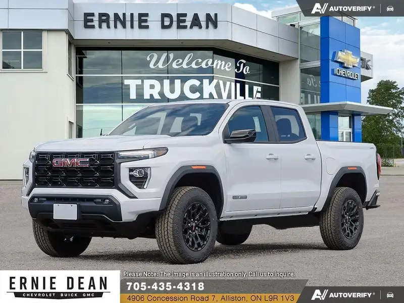 2026 GMC Canyon Elevation, λευκό, 0 km, εισαγωγή Καναδάς — φωτο 1