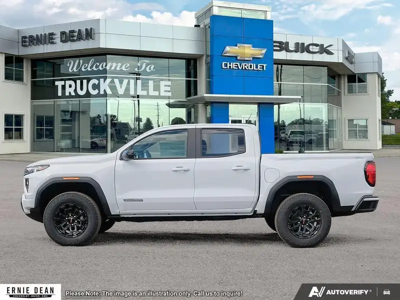 2026 GMC Canyon Elevation, λευκό, 0 km, εισαγωγή Καναδάς — φωτο 3 z 12