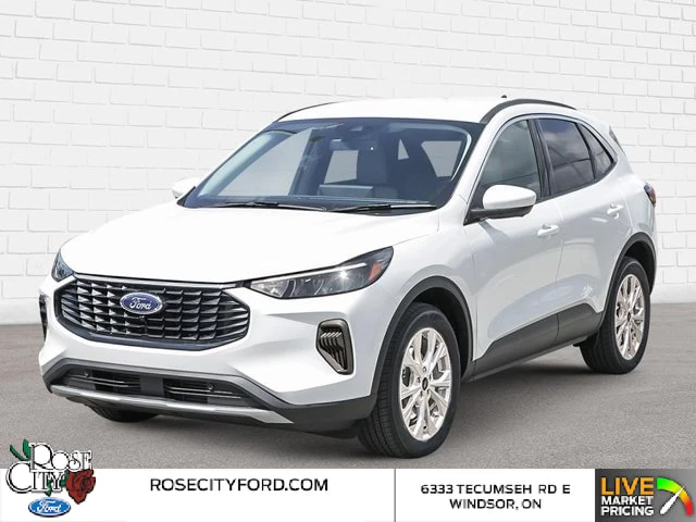 2025 Ford Escape Active, λευκό, 62.703 km, εισαγωγή Καναδάς — φωτο 1