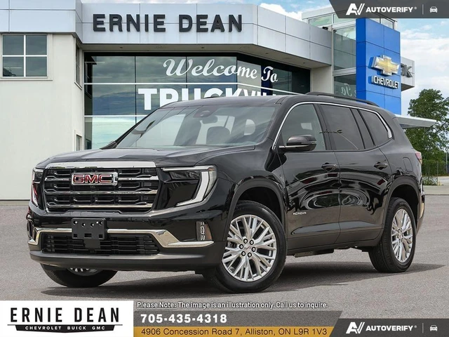2026 GMC Acadia Elevation, μαύρο, 2 km, εισαγωγή Καναδάς — φωτο 1