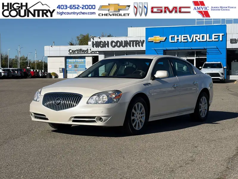 2011 Buick Lucerne CXL, λευκό, 122.245 km, εισαγωγή Καναδάς — φωτο 1