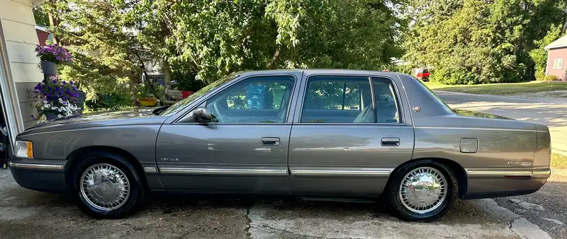 1999 Cadillac Deville d/elegance, γκρι, 163.000 km, εισαγωγή Καναδάς — φωτο 1