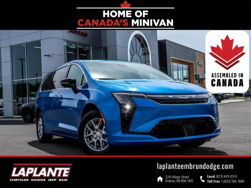 2027 Chrysler Pacifica Select, μπλε, 0 km, εισαγωγή Καναδάς — φωτο 1