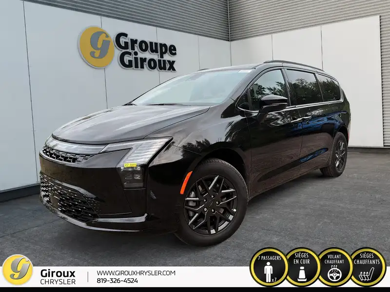 2027 Chrysler Pacifica Select AWD, μαύρο, 0 km, εισαγωγή Καναδάς — φωτο 1
