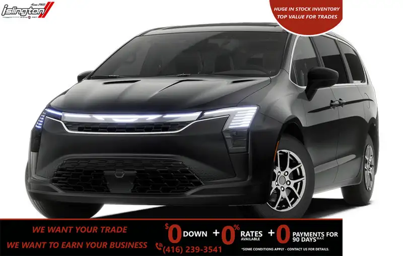 2027 Chrysler Pacifica SELECT, μαύρο, 0 km, εισαγωγή Καναδάς — φωτο 1