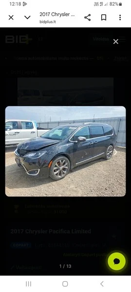 2017 Chrysler Pacifica, Λιθουανία — φωτο 1
