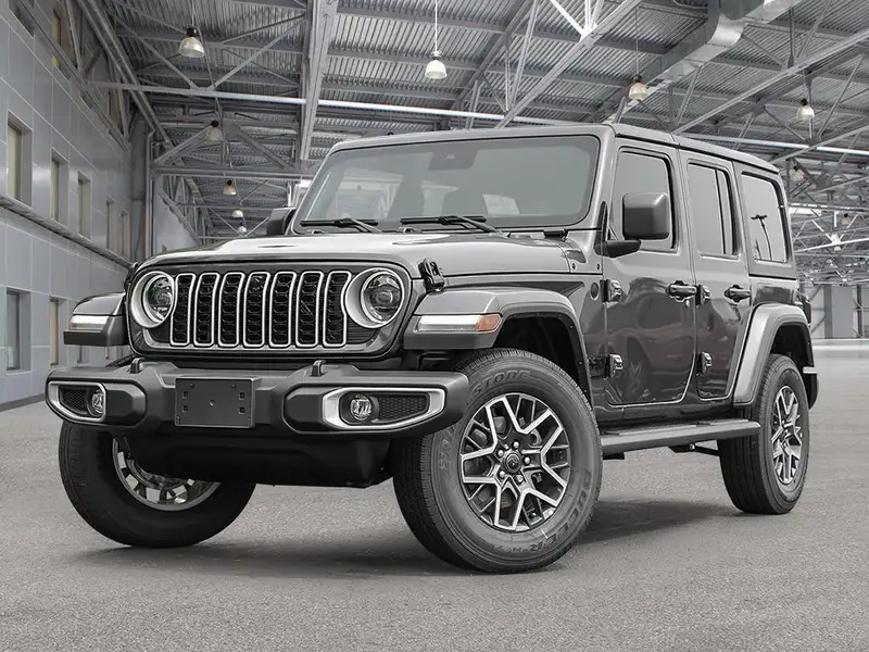 2027 Jeep Wrangler Sahara| BLINDSPOT MONITORING | HEATED SEATS & STEE, Granite Crystal Metallic, 0 km, εισαγωγή Καναδάς — φωτο 1