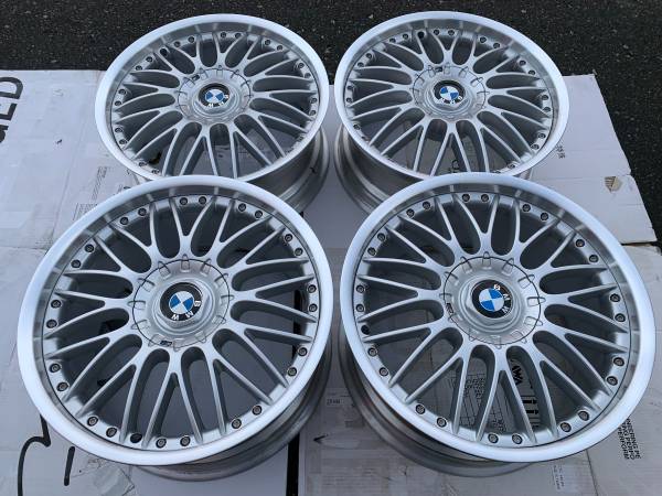 sada OE BMW 101M 2 Piece BBS 19" E60 rims in showroom cond, εισαγωγή Καναδάς — φωτο 1