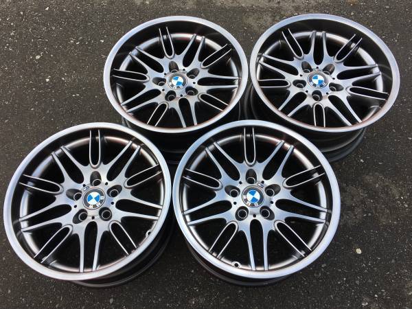 sada ULTRA RARE Genuine OE 18" BMW E39 M5 Style 65 rims, εισαγωγή Καναδάς — φωτο 1