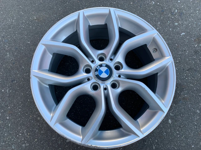 1 x single OE BMW X3 18X8 F25 style 308 rim in good použitý cond, εισαγωγή Καναδάς — φωτο 1