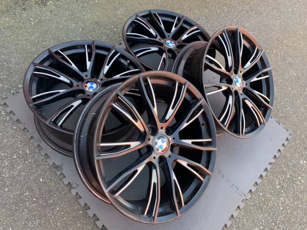 sada 20X8/8.5 BMW Forged Style 624M rims in good použitý cond, εισαγωγή Καναδάς — φωτο 1