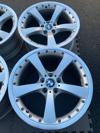sada RARE 19" OE BMW E60 5 series 2 Piece rims style 179 rims, εισαγωγή Καναδάς — φωτο 1