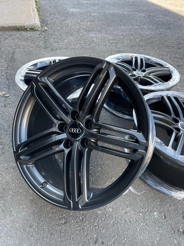 19" Audi S4 OE Wheels Gunmetal - 5x112, εισαγωγή Καναδάς — φωτο 1